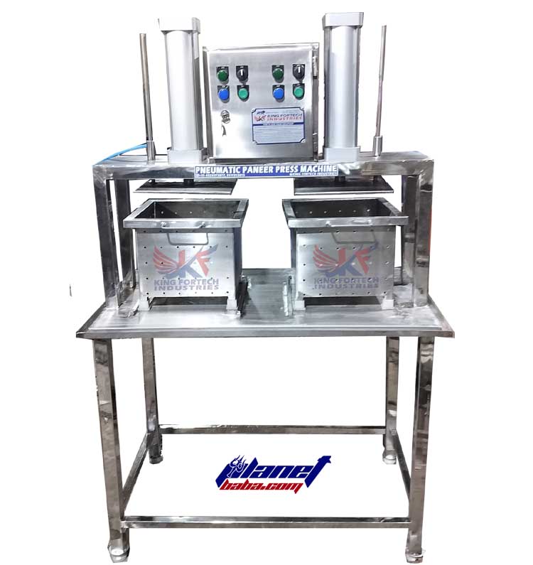 Pneumatic Paneer Press Double Head